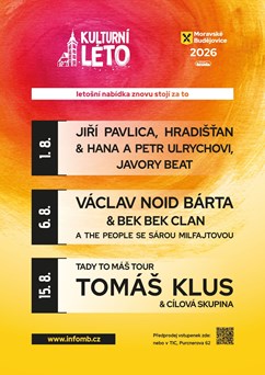 Moravskobudějovické Kulturní léto 2026
