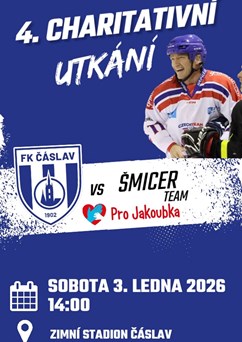  4. Charitativní hokejové utkání FK Čáslav - ŠMICER TEAM 