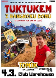 Cestovatelský stand up: Tuktukem z Thajska až na Moravu