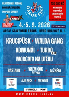 DAROS FEST – charita & rock ze stavebnin