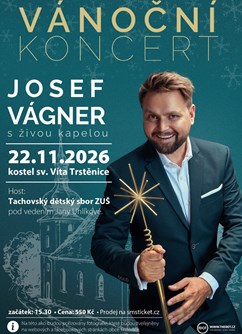 Vánoční koncert Josef Vágner