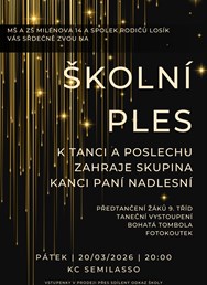 Školní ples 2026