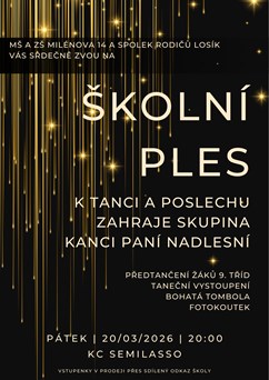 Školní ples 2026