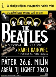 Legenda Karel Kahovec "80" + Beatles Revival+Michal Šindelář