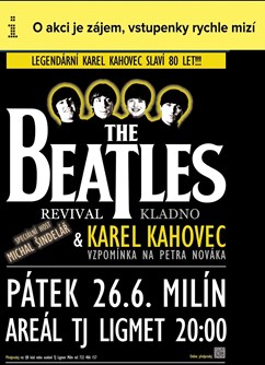 Legenda Karel Kahovec "80" + Beatles Revival+Michal Šindelář