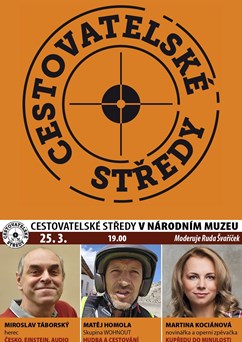 Cestovatelské středy v NM: Táborský/ Homola / Kociánová