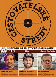 Cestovatelské středy v NM: Gaydečka, Hradilek, Netuka