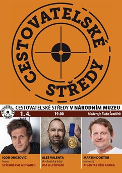 Cestovatelské středy v NM: Orozovič, Valenta, Doktor