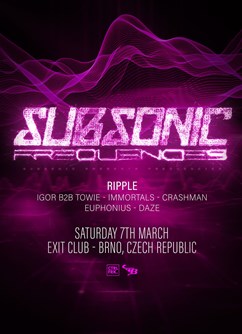 Subsonic (UK): Frequencies tour / Brno