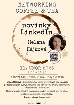 Networking Coffee & Tea s Helenou Hájkovou