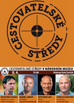 Cestovatelské středy v NM: Jaroš, Straka, Nikolajev, Bartůšek