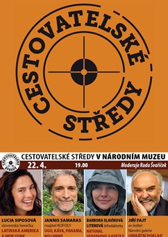 Cestovatelské středy v NM: Siposová, Samaras, Literová, Fajt