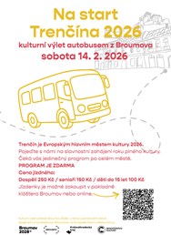 Na start Trenčína 2026: kulturní výlet autobusem z Broumova