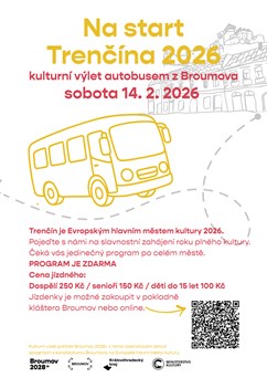 Na start Trenčína 2026: kulturní výlet autobusem z Broumova