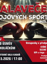 Galavečer bojových sportů - boj pro úsměv onkoláčkům 