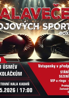Galavečer bojových sportů - boj pro úsměv onkoláčkům 