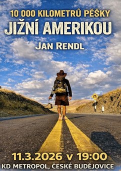 10 000 kilometrů pěšky Jižní Amerikou - Jan Rendl