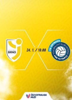 ČEZ extraliga mužů: Volejbal Brno - Ostrava