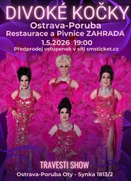 Travesti show Divoké kočky v Ostravě-Porubě