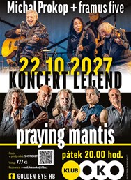 Koncert legend / Framus Five (CZ) + Praying Mantis (GB)