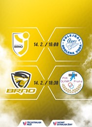 Extraligový volejbalový dvojzápas: Brno vs Odolka a Olymp