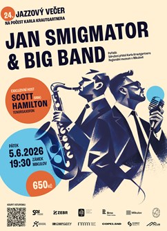 JAN SMIGMATOR & BIG BAND, exkluzivní host Scott Hamilton
