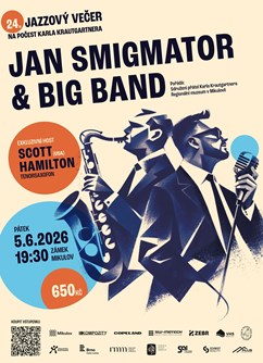 JAN SMIGMATOR & BIG BAND, exkluzivní host Scott Hamilton