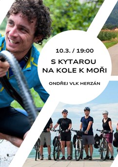 S kytarou na kole k moři