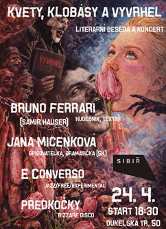 Kvety, Klobásy a Vyvrhel – Literární beseda s koncertem