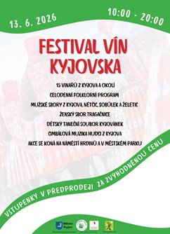 Festival vín Kyjovska - přehlídka vinařů z Kyjova a okolí