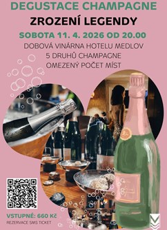 Degustace champagne Zrození legendy