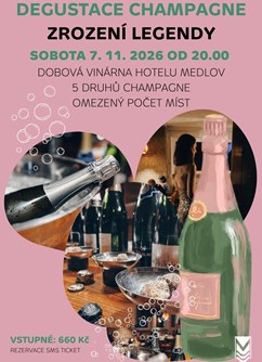 Degustace champagne Zrození legendy