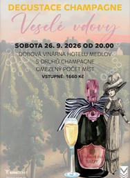 Degustace champagne Veselé vdovy