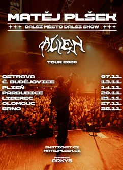 Matěj Plšek ALIEN TOUR 2026