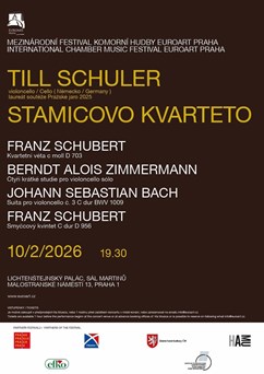 6. koncert EuroArt Praha: Till Schuler a Stamicovo kvarteto