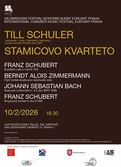 6. koncert EuroArt Praha: Till Schuler a Stamicovo kvarteto