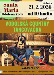 Vodolská country tancovačka - Naposledy se Šunďákem