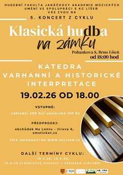 Klasická hudba na zámku (Varhanní a historická interpretace)