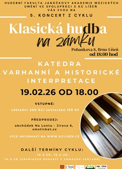 Klasická hudba na zámku (Varhanní a historická interpretace)