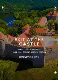 EXIT At The Castle | Hrad Veveří | House/Techno edition