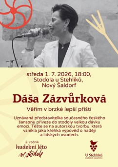 Dáša Zázvůrková: Věřím v brzké lepší příští