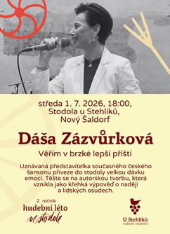 Dáša Zázvůrková: Věřím v brzké lepší příští