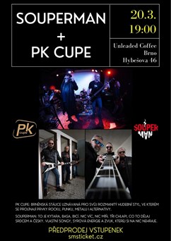 SOUPERMAN & PK cupe - DVOJÁK v Unleaded Coffee