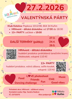 VALENTÝNSKÁ 13 + party