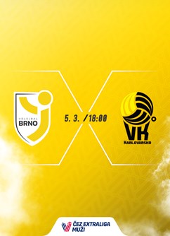 ČEZ extraliga mužů: Volejbal Brno - Karlovarsko