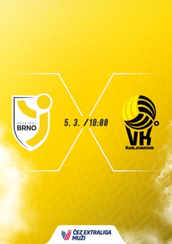 ČEZ extraliga mužů: Volejbal Brno - Karlovarsko