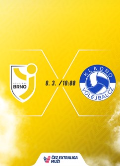 ČEZ extraliga mužů: Volejbal Brno - Kladno