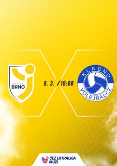 ČEZ extraliga mužů: Volejbal Brno - Kladno