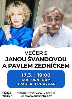 Večer s Janou Švandovou a Pavlem Zedníčkem
