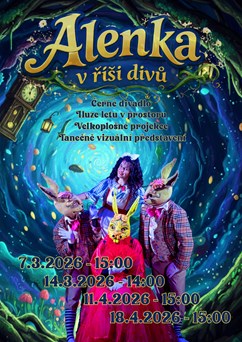 Alenka v říši divů - černé divadlo 